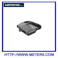China MG81007 Cabeça Lupa com luz, LED Lupa com plástico Frames, Free Hand Magnifier fabricante