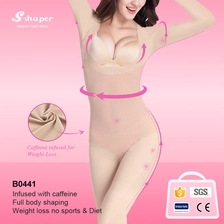 China OEM Long Sleeve Caffeine Infused Bodysuit Wholesales manufacturer