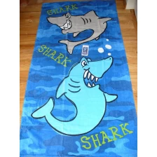 Chine 100% Cotton Reactive Printed Beach Towel (30''X60'', 440g/pc) fabricant