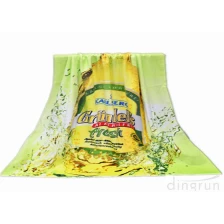 中国 纯棉割绒印花啤酒促销沙滩巾75 *150厘米 制造商