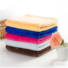 Cina 100% cotone più spessa di colore solido asciugamano in microfibra viso produttore