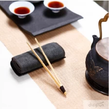 China Bamboo charcoal fiber tea towel manufacturer