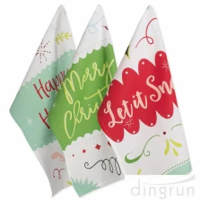 China Weihnachtsfeiertags-Geschirrtücher Geschirrtücher Handtücher für Hauptgeschenk Hersteller