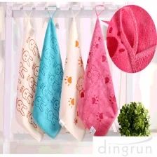 Cina Soft touch colore disegni personalizzati in microfibra asciugamani ambiente amichevole produttore