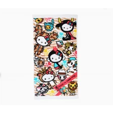 China hello kitty beach towel with your own design manufacturer