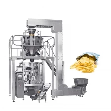 China Automatische Snack-Verpackungsmaschine zum Verpacken von Kartoffelchips mit hoher Genauigkeit Hersteller