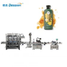 China China Automatic Shower Gel Filling Capping Labeling Machine With 1 Year Warranty Supplier fabricante