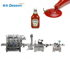 Chine China Automatic Viscous Liquid Chili Sauce Bottle Filling Capping Machine Manufacturer fabricant