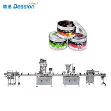 중국 China Dession 50g 100g 250g Shisha Can Jar Packing Machine Hookah Tobacco Foiling Capping Labeling Machine Supplier 제조업체