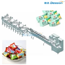 China Chinês fornecedor automática embalagem máquina de doces, bolo de enchimento e máquina da selagem fabricante