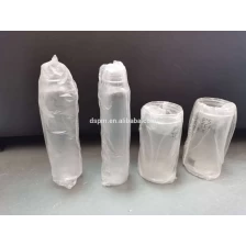 porcelana Máquina de envoltura de manga de botella de vidrio de taza de marca Dession para película POF fabricante
