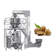 Китай Легкая в эксплуатации машина для упаковки орехов для упаковки ядра грецкого ореха 100г 200г запечатывая мешок назад производителя