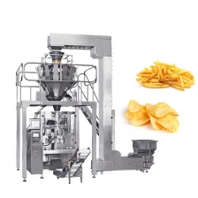 China High precision potato chips packing machine for filling fried potato chips meals manufacturer