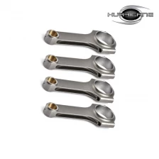 China 4340 H-beam Honda F22/H23 connecting rods with 22mm pin, set of 4 manufacturer