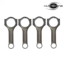 China Forged X-Beam Steel Connecting Rod for Nissan SR20 136.3mm Set of 4 manufacturer