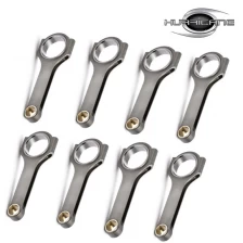 China SB Chevy 283/327 4340 Steel H-Beam forged Connecting Rods 6.000" length , Set of 8pcs manufacturer