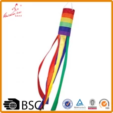 China professionele fabriek promotionele polyester van hoge kwaliteit regenboog windsock fabrikant