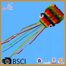 China enkele lijn opblaasbare zachte outdoor activiteit speelgoed kite strand octopus vlieger fabrikant