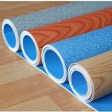 China Fornecimento de fábrica rolo de piso de vinil de couro PVC plástico fabricante