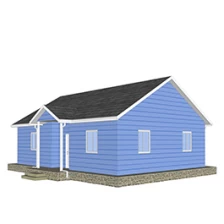 China Heya-3Q02 China 3 room light gauge house fast build affordabled prefabricated house manufacturer