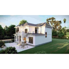 porcelana Casa de acero ligero de lujo China Popular Steel Villa Modern Homes Homes Kits Plan completo - QB31 fabricante