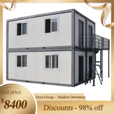 China Prefab Student Dormitory Design Sandwich Panel Earthquake Proof manufacturer
