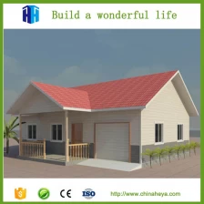 China export turnkey modern prefab two bedroom house with layout design manufacturer