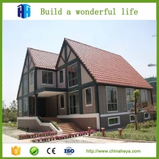 Chine nouvelles idées de produits dans le bâtiment préfabriqué moderne prêt structure légère en acier maison villa décoration de la maison fabricant