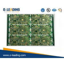 Kiina 8L HDI-levy, jossa ISOLA-pohja-aine, PCB & PCBA Kiinasta, 3,0 mm: n levyn paksuus, valmistaja