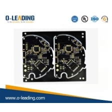 Chine Carte de circuit imprimé noir soldermask, Immersion Gold fabricant