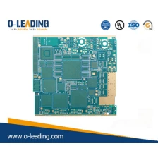 Cina PCB HDI, 18 strati, ideazione della scheda 2.4MM, Placcatura in oro-50U “, Alta frequenza, produttore