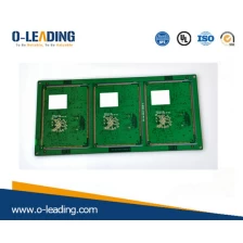 China 8 Mulitlayer ENIG PCB with plated half hole, PTH half hole PCB applicated for industry control manufacturer