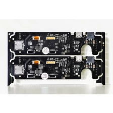 China PCB with components,security product,Black soldermask manufacturer