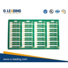 porcelana placa de circuito impreso de perfil complejo con CNC fabricante