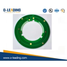중국 깊이 제어 기능이있는 높은 CTI 2 레이어 ENIG PCB, 산업 제어를 위해 적용된 원형 PCB 제조업체