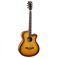 porcelana Guitarra acústica OEM de tapa de pícea con madera de catalpa para ZA-412VS fabricante