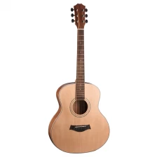 China Reise Gitarre NAMM Show Gitarre 37 Zoll akustische Gitarre handgemacht Hersteller