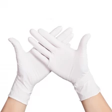 Chiny 2020 New arrival fda malaysia latex powder-free disposable vinyl  latex nitrile gloves producent