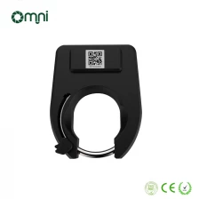 China Customized Wholesale Sharing Bike Bluetooth APP GPS GPRS Smart Horseshoe Bicycle Ring Lock manufacturer