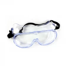 China Schutzbrille mit klaren, beschlagfreien, kratzfesten Wrap-Around-Gläsern Brillenschutzbrille für die Sicherheit von Labors in Chemikalien und am Arbeitsplatz Hersteller