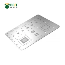 China 0.12 MM de Alta Precisão BGA Reballing Stencil Template para Huawei Lógica Placa De Solda Tin Net Reparação fabricante