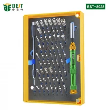 China BST-8928 63pcs Magnetic Electronic Repair Tools Kit set For cell phone Computer Laptop Watch Camera Precision Screwdriver Set manufacturer