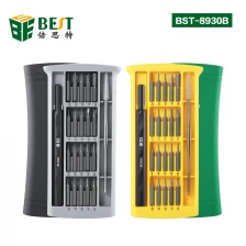 중국 BEST-8930B NEW 오리지널 글로벌 버전 일일 사용 키트 24 정밀 마그네틱 S2 스틸 비트 DIY 스크류 드라이버 스마트 홈 세트 제조업체