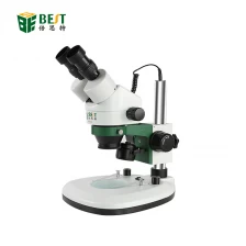 China BEST X5 Binocular Stereo Microscope 10X/20X Above LED Lights PCB Solder Tool Mobile Phone Repair Mineral Watching Microscopio manufacturer