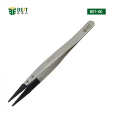China BST-00 Stainless Steel Anti-static  tweezers with replaceable fine  tip manufacturer