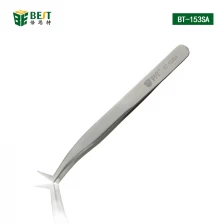 China BST-153SA Anti-Skid Forceps Stainless Steel Makeup Repair Multi Hand Tools Precision Tweezers manufacturer
