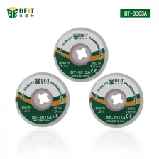 China BST-3015A Desodorante Braid Solder Remover Sucker Flux Wick Cabo de soldagem Ferramenta de reparo de arame com Flux único não limpo FULI fabricante