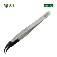 중국 교체 팁 ​​BST-7A 정전기 방지 미세 곡선 핀셋 제조업체
