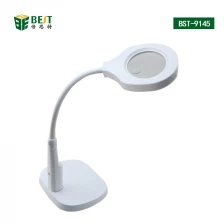 ประเทศจีน BST-9145 6W 5D 12D 2200LUX หลอดไฟ LED แว่นขยาย ผู้ผลิต