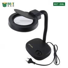 China Best-208L 5x/10x 36 LED magnifying glass desk lamp manufacturer